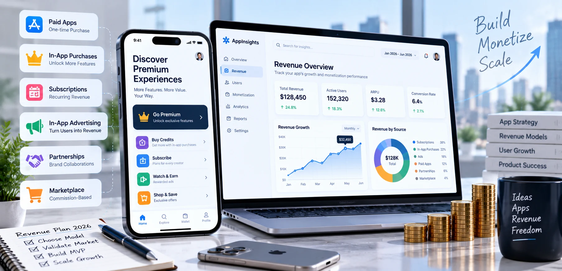 App monetization strategy: choosing a revenue model before development starts