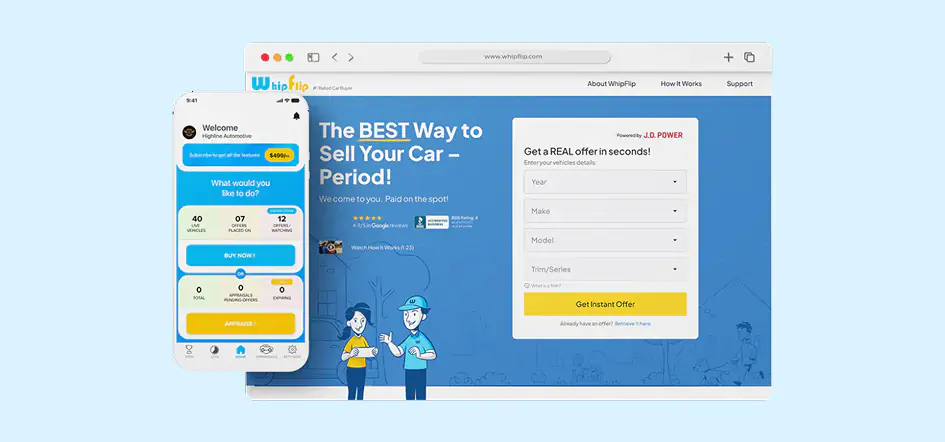 WhipFlip app screenshot