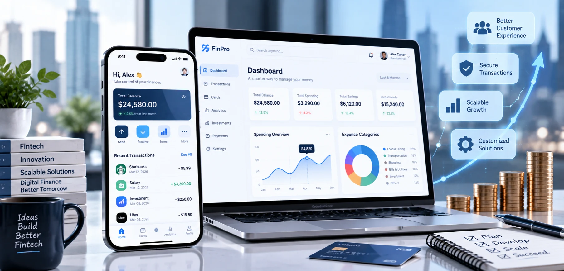 Tailored fintech software helping a US startup scale payments, compliance and reporting