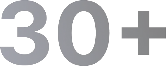 30+ years experience