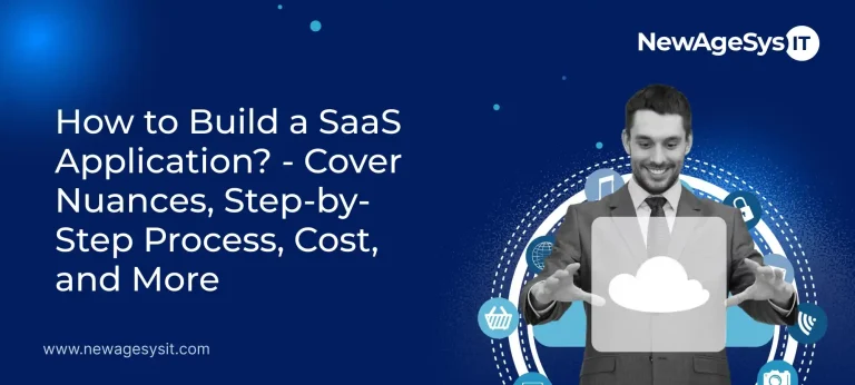 Guide cover: How to Build a SaaS Application by NewAgeSys IT