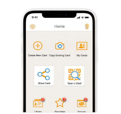 Digital Business Card App | L-Card Case Study