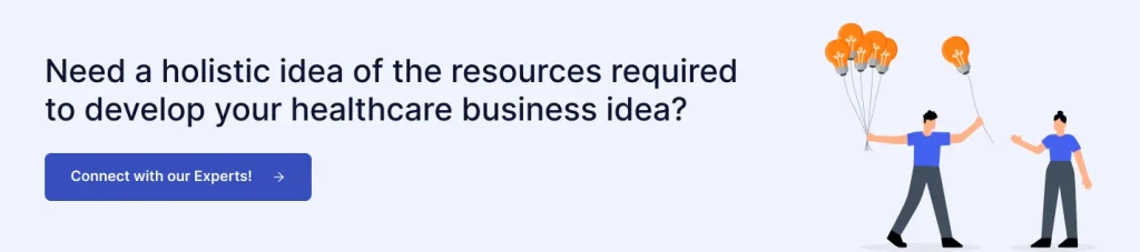 Connect with our experts to plan resources for your healthcare app idea
