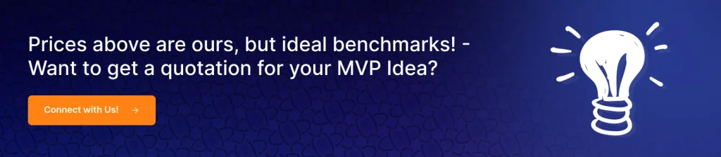 Get a custom quotation for your MVP idea. Connect with our team!