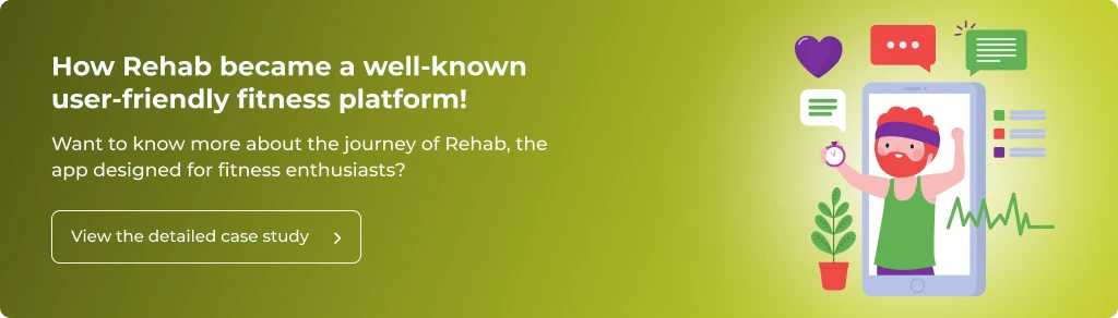 CTA image showcasing the Rehab app, encouraging users to explore its fitness tracking features.