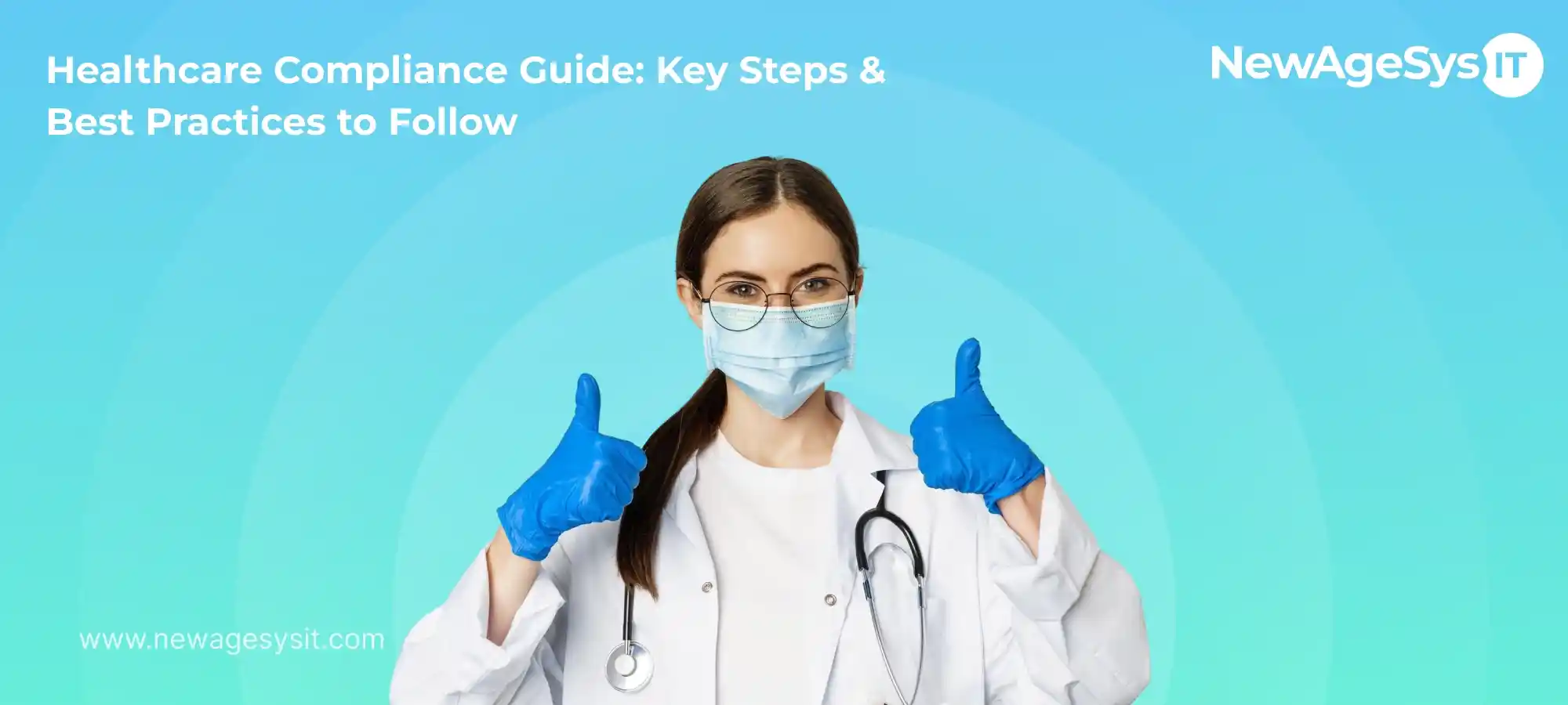 Doctor giving thumbs up for healthcare compliance guide