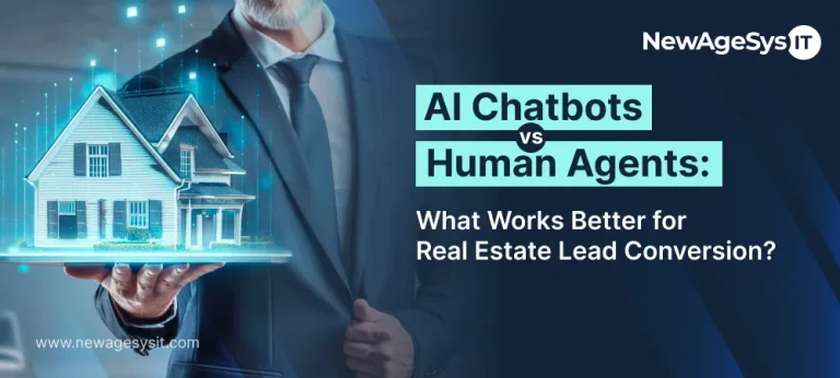 AI chatbots vs human agents for real estate lead conversion