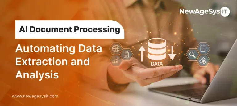 AI document processing automating data extraction and analysis for enterprise businesses