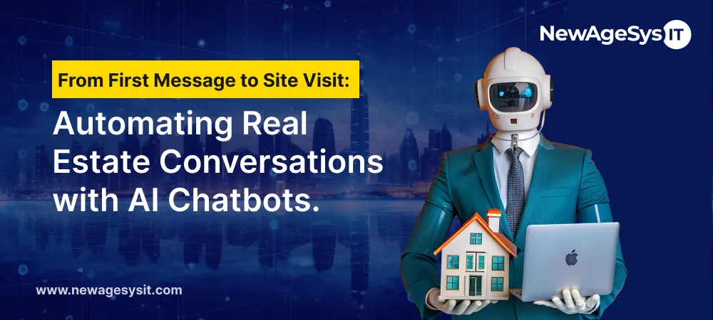 I chatbot automating real estate conversations from inquiry to site visit