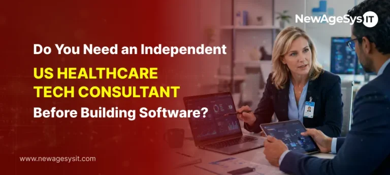 Independent US healthcare tech consultant advising provider before building software